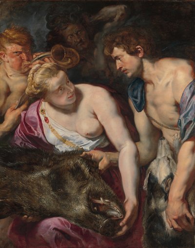 Atalanta y Meleagro, c.1616 de Peter Paul Rubens